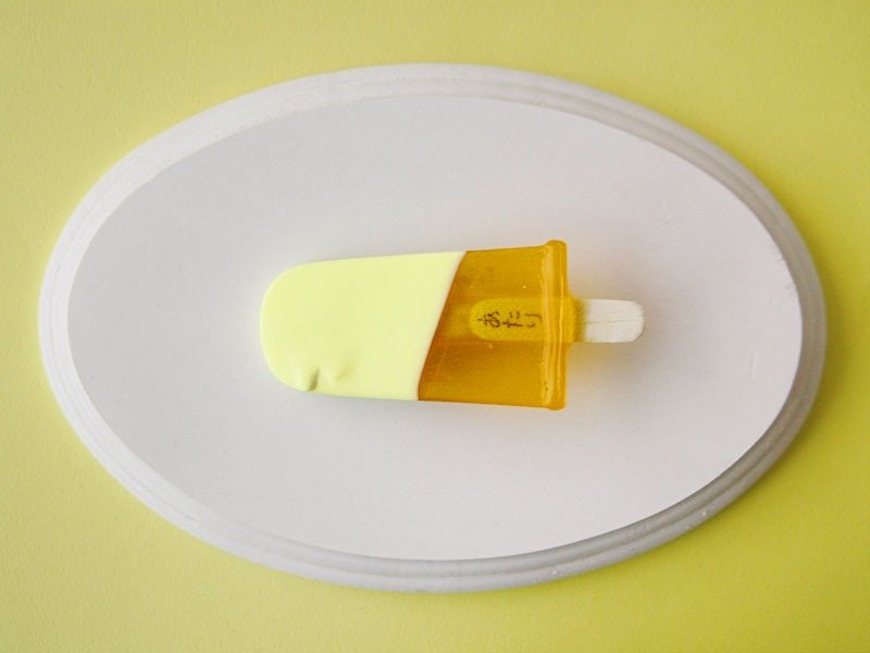 [Limited per Obon Festival] Ice Bar Hair Clip [Honey lemon / Order Production] - Hair Accessories - Plastic Yellow