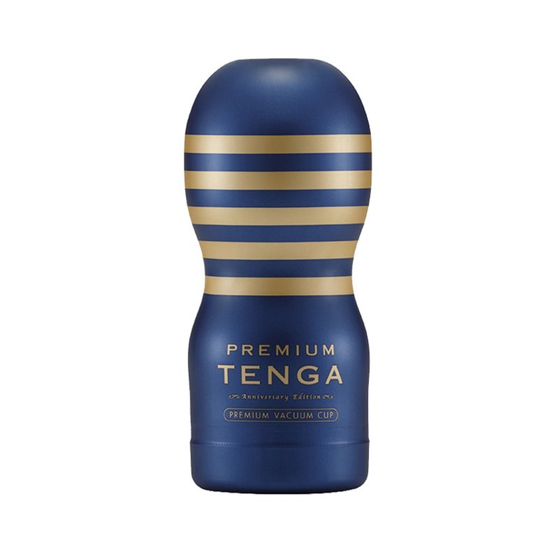 TENGA PREMIUM 經典款 真空口交感 一次性飛機杯 情趣用品 - 情趣用品 - 塑膠 藍色