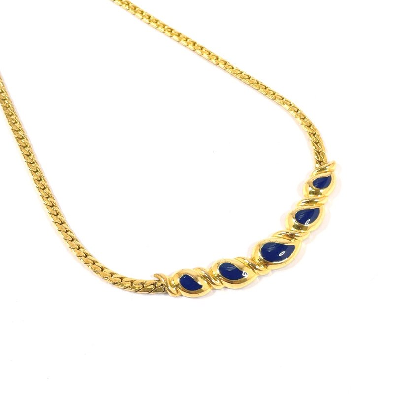 【日本直送 中古美品】クリスチャンディオール Christian Dior ネックレス ペンダント 喜平 メタル ゴールド - 項鍊 - 貴金屬 金色