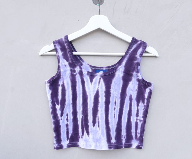 Purple tie dye tank Outlet