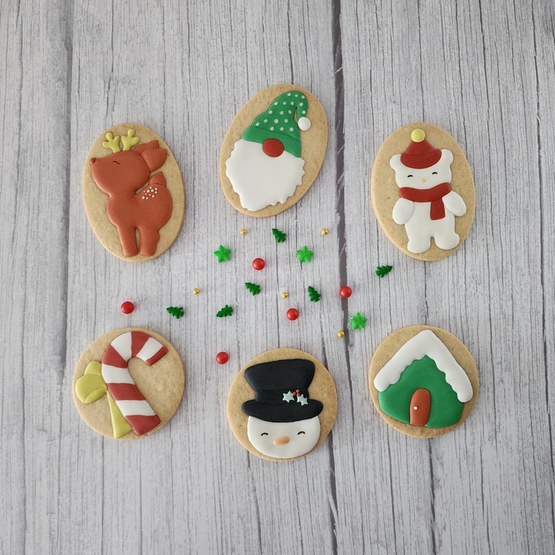 Christmas DIY Painted Frosting Cookies - Material Pack Combo D - Cuisine - Other Materials 