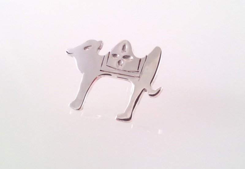 シルクロード　Silver CAMEL　ラクダのピンブローチ - 胸針 - 其他金屬 