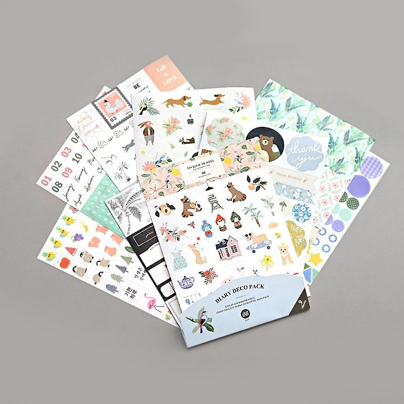 ICONIC Sweet Time Sticker Set V8, ICO51388 - สติกเกอร์ - กระดาษ หลากหลายสี