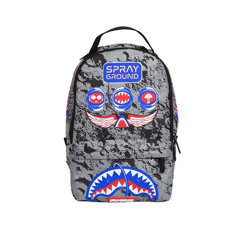 [SPRAYGROUND] DLX Mini Series Lil 3M Space Explorer 3M Reflective Space Adventure Mini Trend Backpack - Backpacks - Other Materials Gray