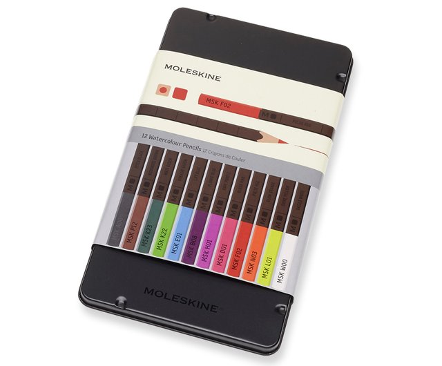 _出品禁止_MOLESKINE 水彩色鉛筆セット 12本 - ショップ