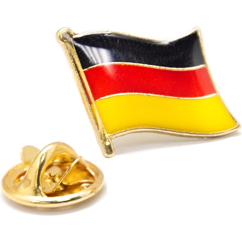 Germany 德國 國旗胸徽 國旗飾品 國旗別針 國家飾品 流行 出國 - 胸針 - 其他材質 多色