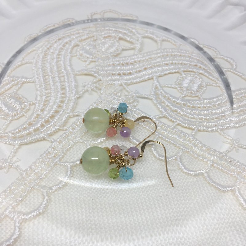 Blossom of spring - Earrings & Clip-ons - Other Materials 