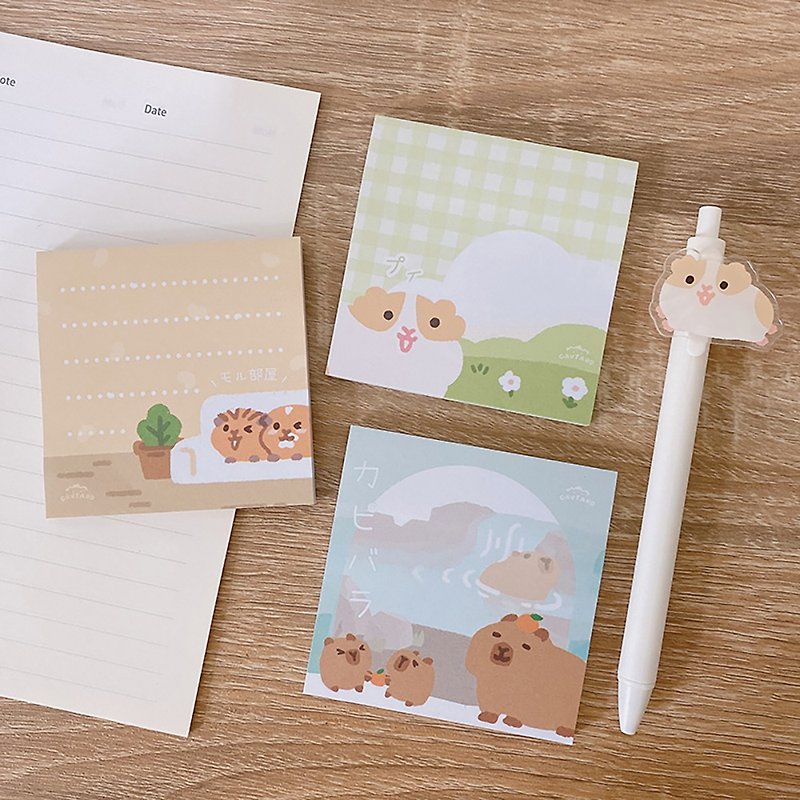 Guinea Pig and Capybara Post-it Notes - Sticky Notes & Notepads - Paper 