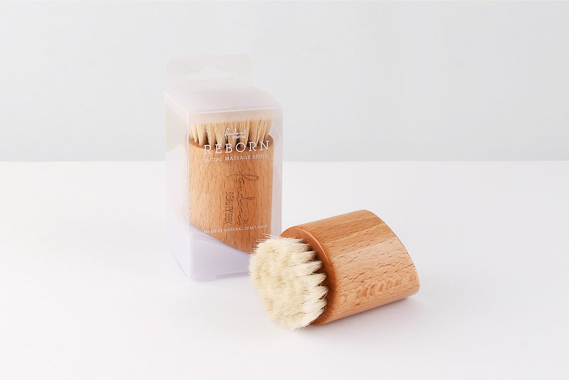 Reborn Facial Massage Brush (Wet and Dry) | Pandora’s Beauty Box - Facial Massage & Cleansing Tools - Wood 