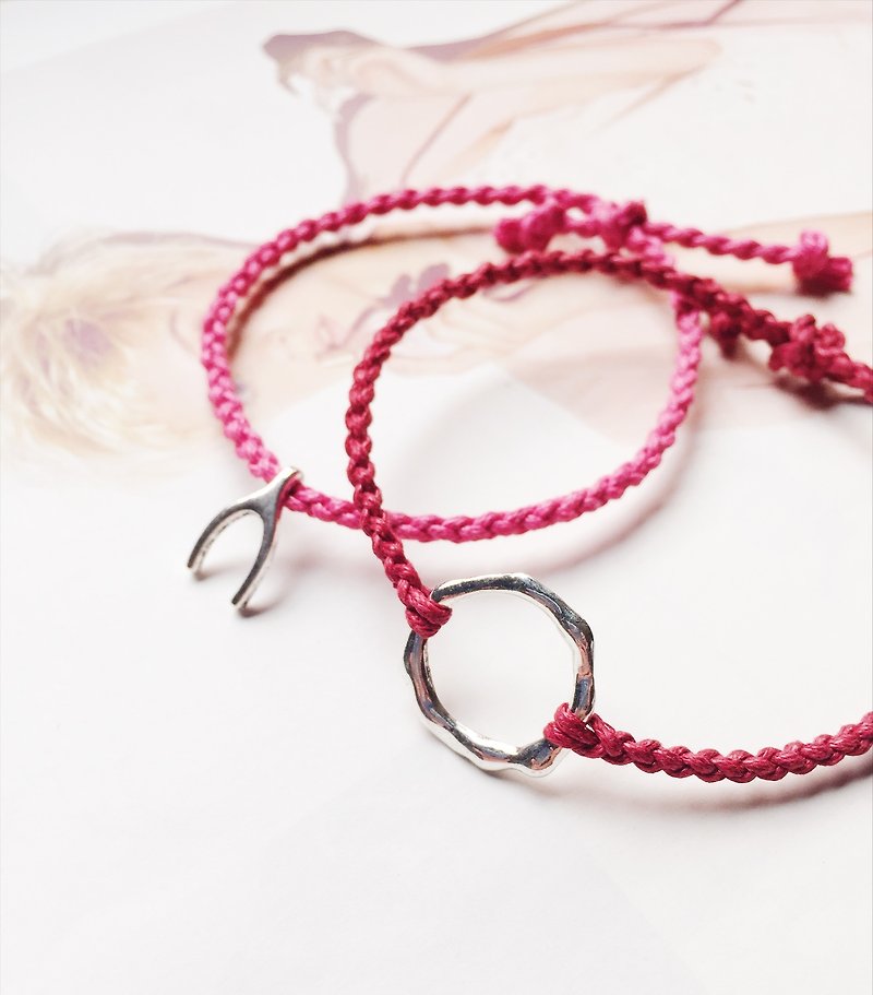 ❈La Don pull winter ❈ - friendship braided telescopic bracelet - ancient silver strap - Bracelets - Other Metals Multicolor