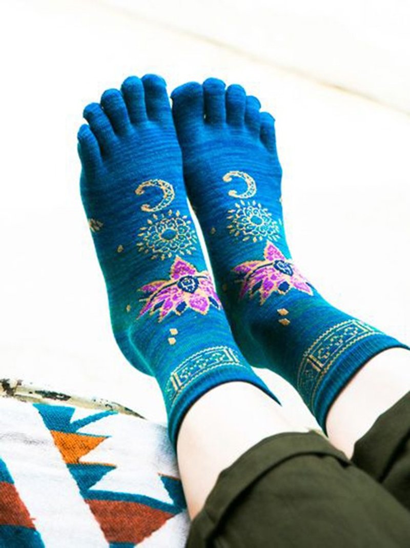Pre-order five fingers stockings lotus 24cm - ถุงเท้า - ผ้าฝ้าย/ผ้าลินิน หลากหลายสี
