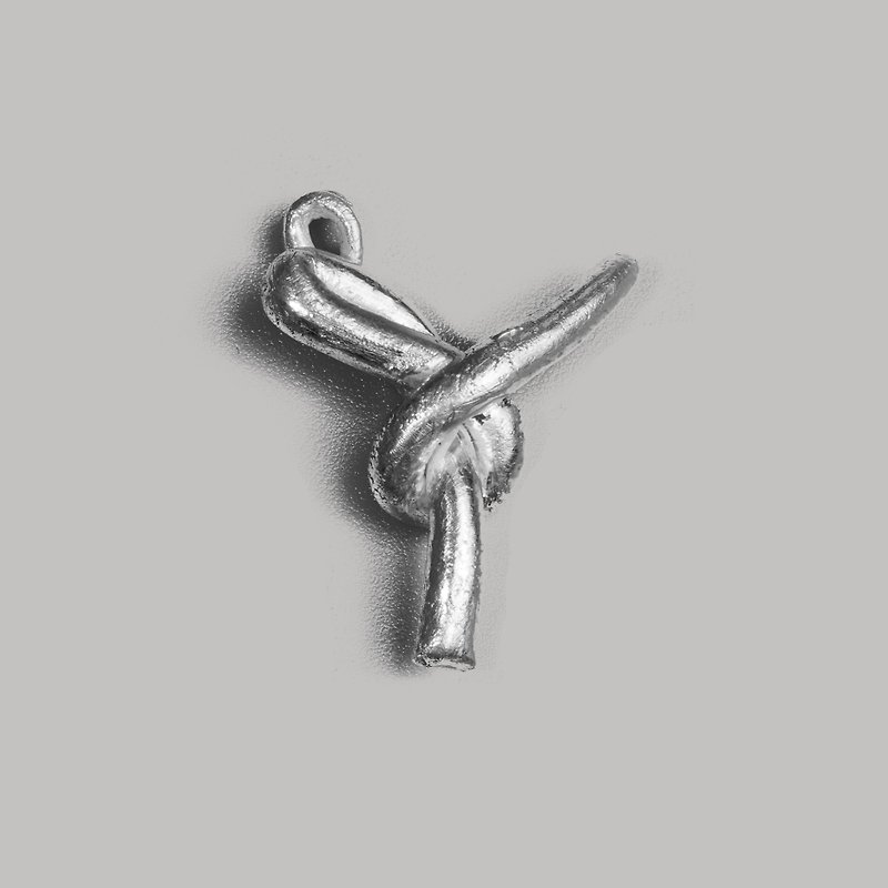 Knot Alphabet Pendant Silver 99.99 / Y / - Other - Sterling Silver Silver