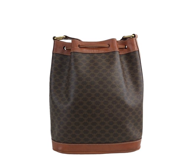 Direct from Japan, branded used bag] CELINE Blason embossed