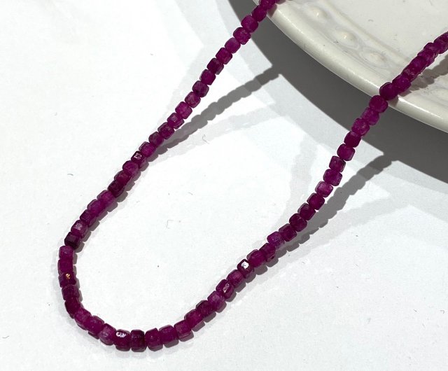 BOX付✨モアサナイトxスピネル 14kgf ネックレス 金アレ対応 TAKE-UP