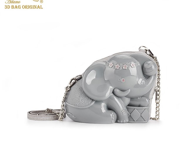 Elephant Shoulder Bag Crossbody Bag 3D Fashion Trend Versatile