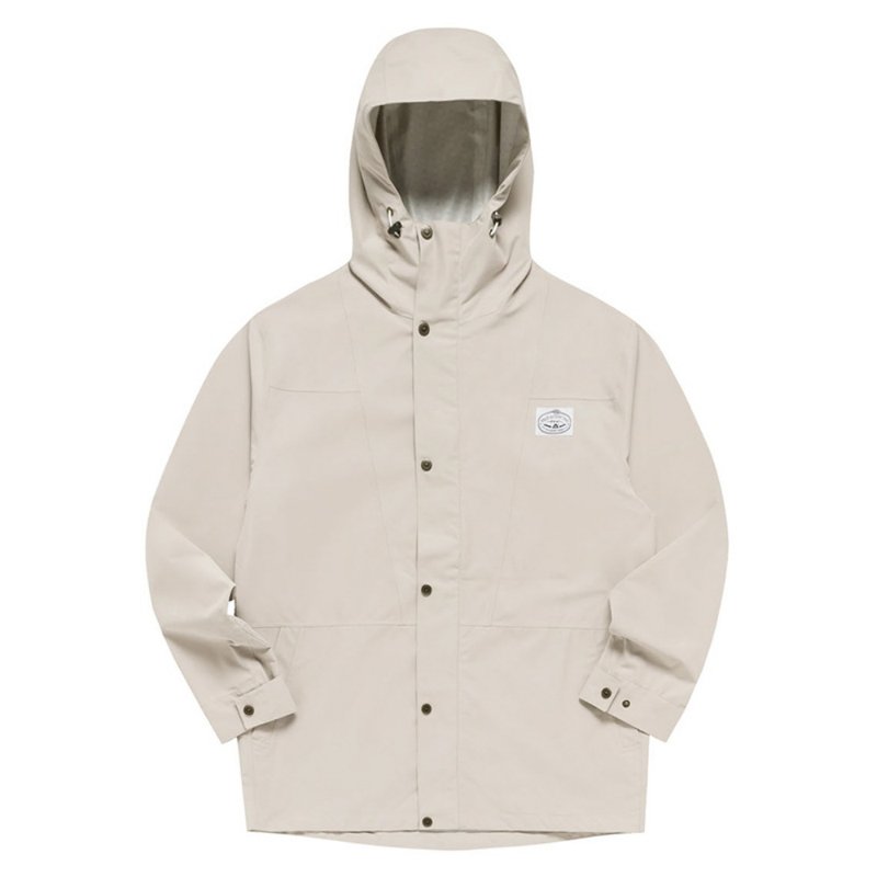 POLER TABOR JACKET 防風外套 / 連帽防水夾克 / 米色 - 男夾克/外套 - 其他材質 卡其色