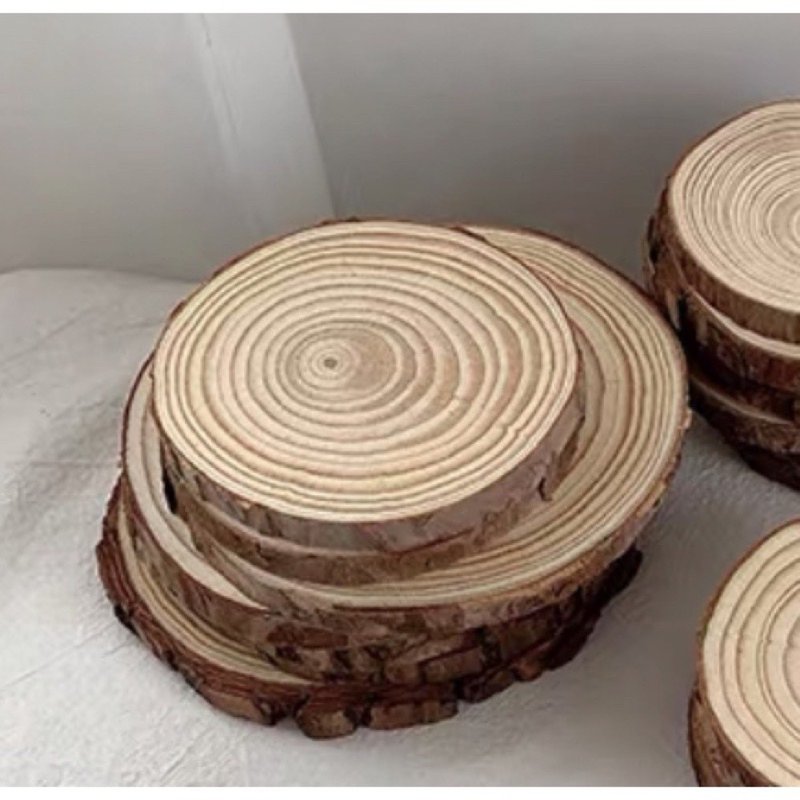 現貨 蕨美植栽 造型底盤木頭墊子杯墊12-13公分 - 擺飾/家飾品 - 木頭 