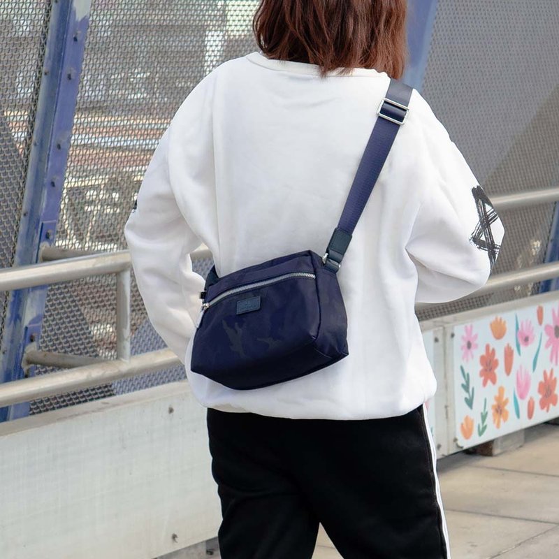 Crossbody bag Lotte multi-compartment nylon crossbody bag-8109-11-multi-color optional - กระเป๋าแมสเซนเจอร์ - ไนลอน 