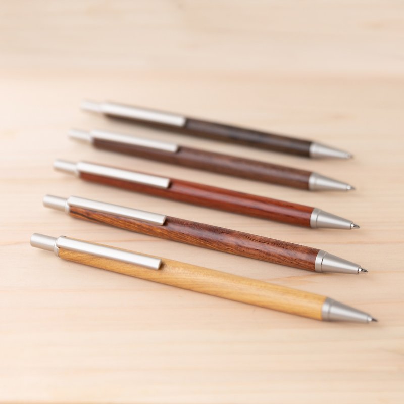 實木自動鉛筆 | 含光款・可雷射雕刻 - 鉛芯筆 - 木頭 咖啡色