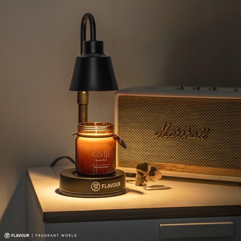 【FLAVOUR】Fragrance Wax lamp can be raised and lowered with timed fragrance warm lamp home fragrance FL-30 - เทียน/เชิงเทียน - โลหะ 