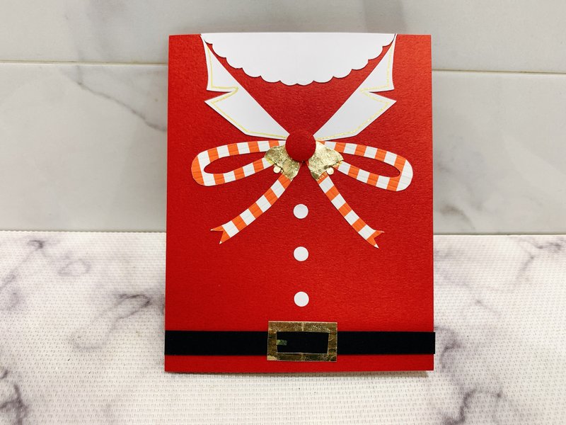 [Custom style] Christmas card (please discuss before placing an order) - การ์ด/โปสการ์ด - กระดาษ สีแดง