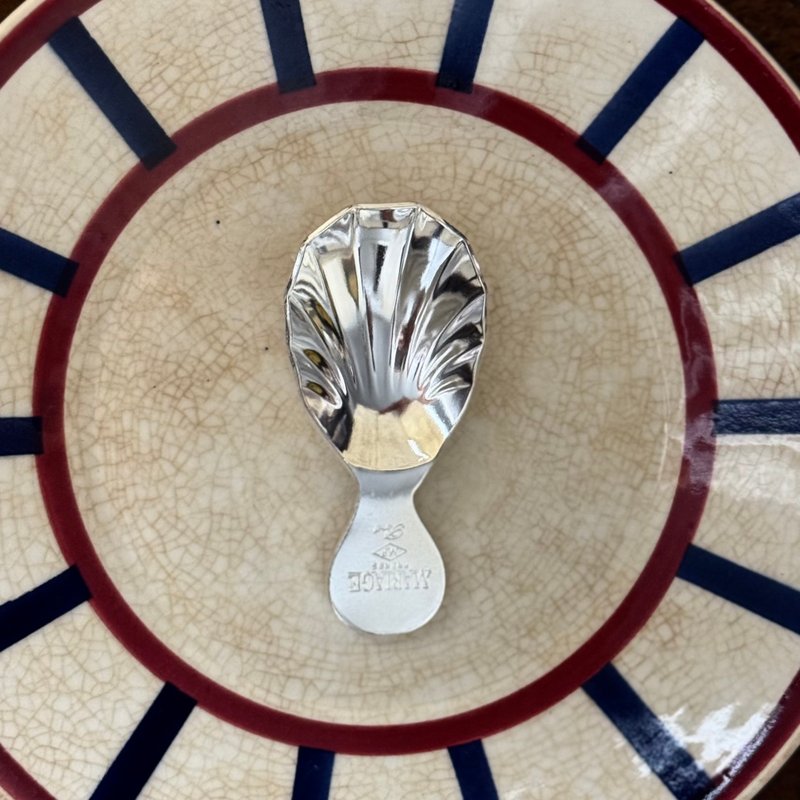 * 50812-Enchanting French Mariage Frères Silver-Plated Tea Scoop - ถ้วย - เงิน 