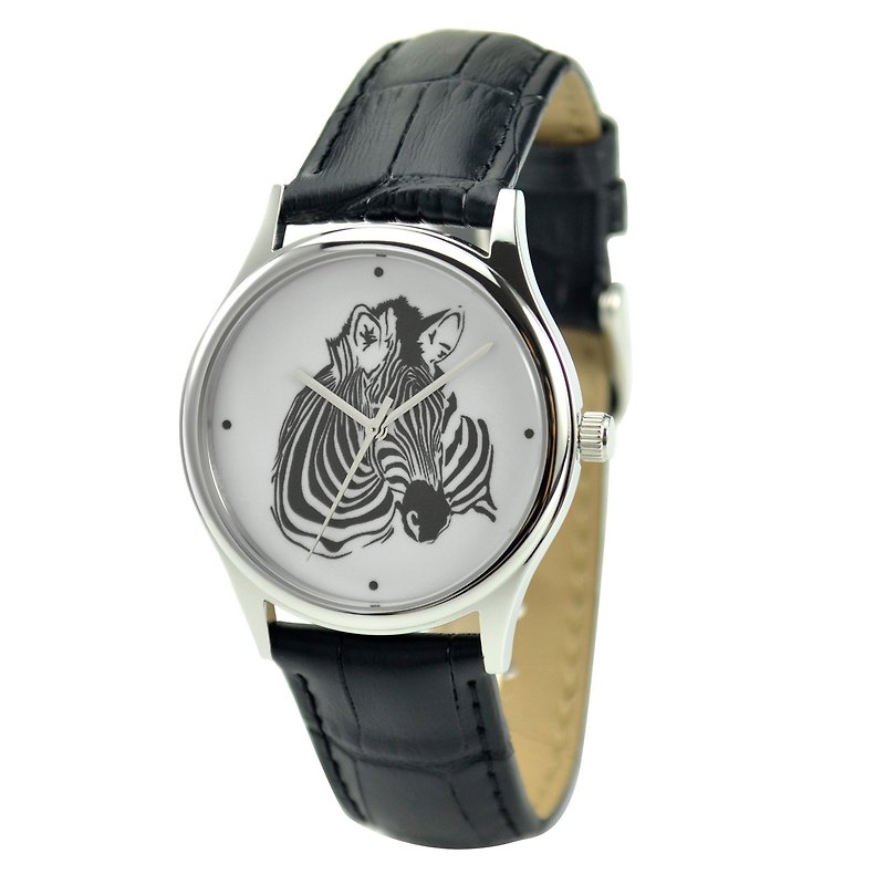 Christmas gift - Zebra Watch - Unisex - Free shipping worldwide - นาฬิกาผู้หญิง - โลหะ สีใส