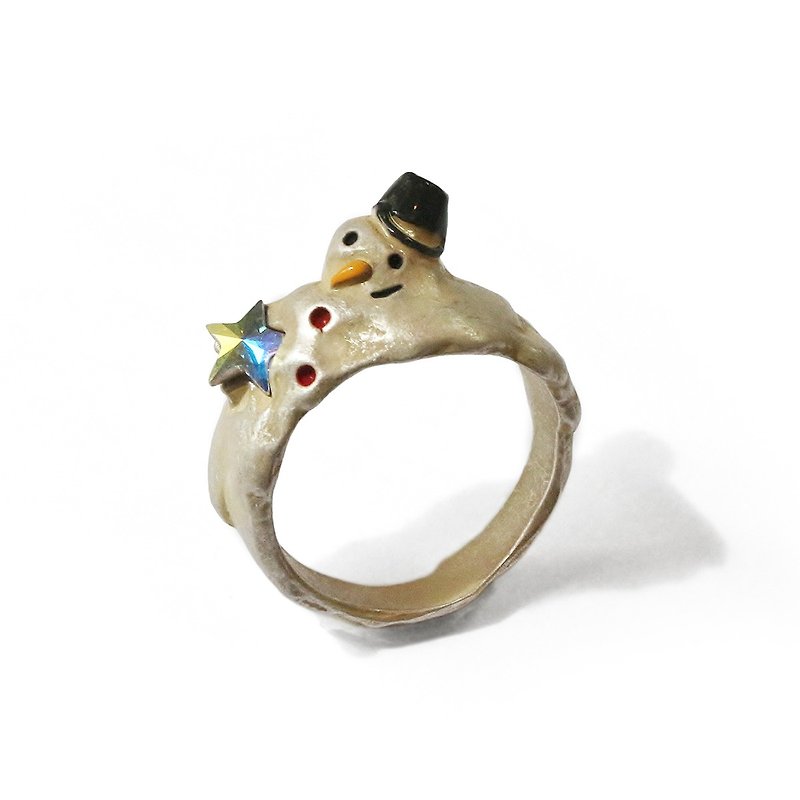 Melty Winter Ring RN153 - General Rings - Other Metals White