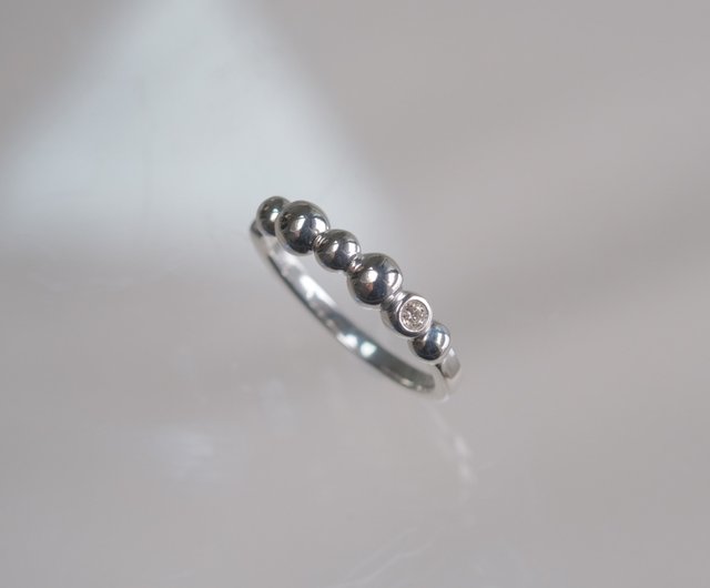 Diamond Tenging 2WAY ring ear cuff ダイヤモンドつぶつぶ