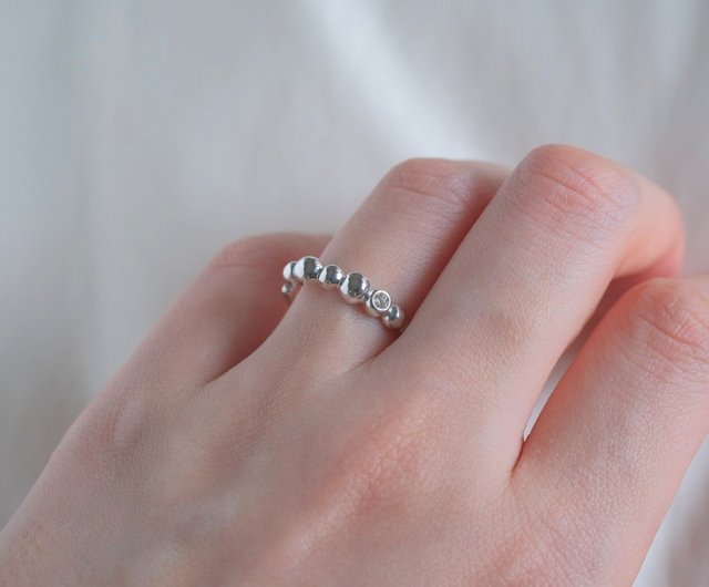 Diamond Tenging 2WAY ring ear cuff ダイヤモンドつぶつぶ