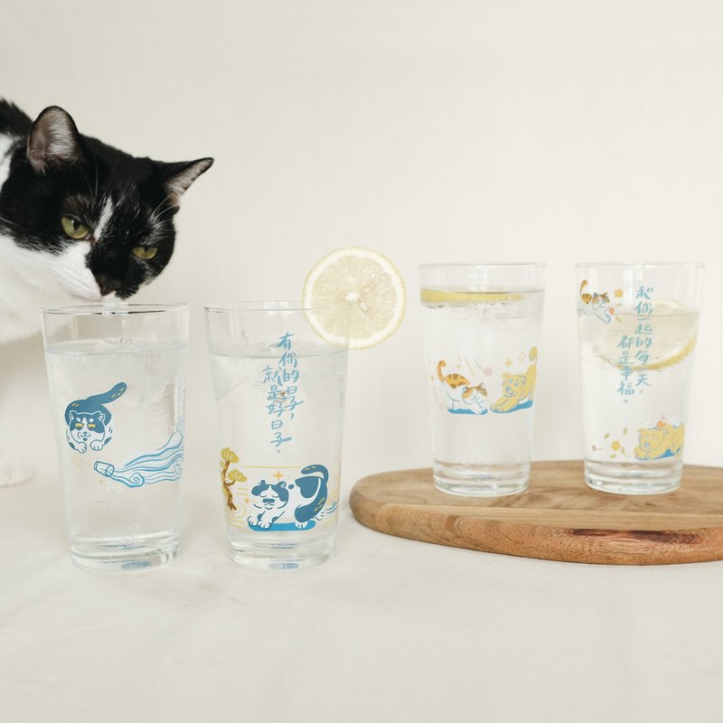 【皮康聯名】有你的好日子玻璃杯組 - 玻璃杯 - 玻璃 多色