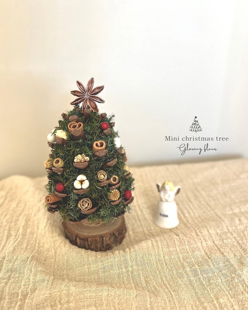 松果聖誕樹・Mini Christmas Tree with Pine Scent - 乾燥花/永生花 - 植物．花 