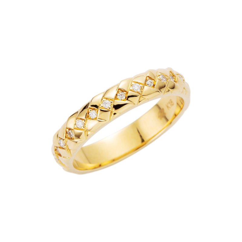 18K Infinity Snake Diamond Ring - แหวนทั่วไป - เครื่องประดับ สีทอง