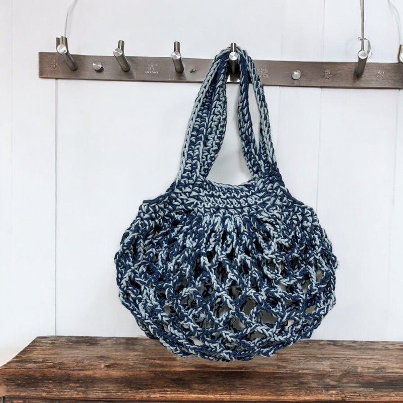 Handcrafted Crochet Tote Bag - Handbags & Totes - Cotton & Hemp 