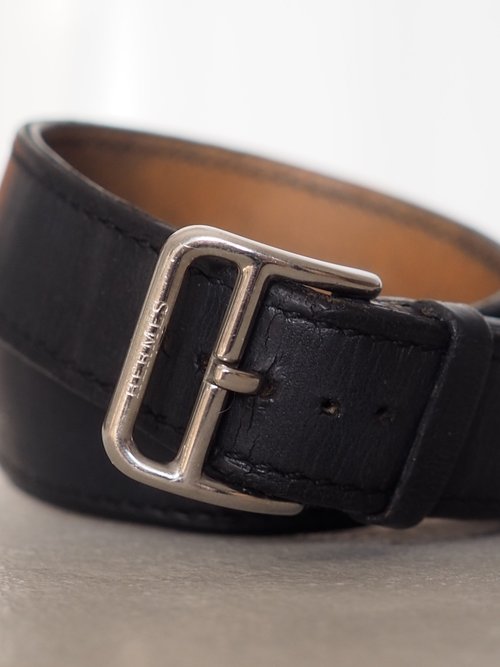 エルメス　マルジェラ期ケープコッド　レザーストラップ　ドゥブルトゥール　ブラック HERMES エルメス ケープコッド ドゥブルトゥール ウォッチ