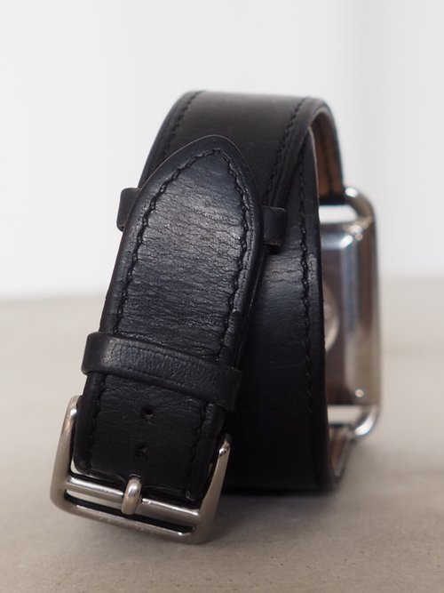 美品 エルメス ケープコッド ドゥブルトゥール 黒 マルジェラ