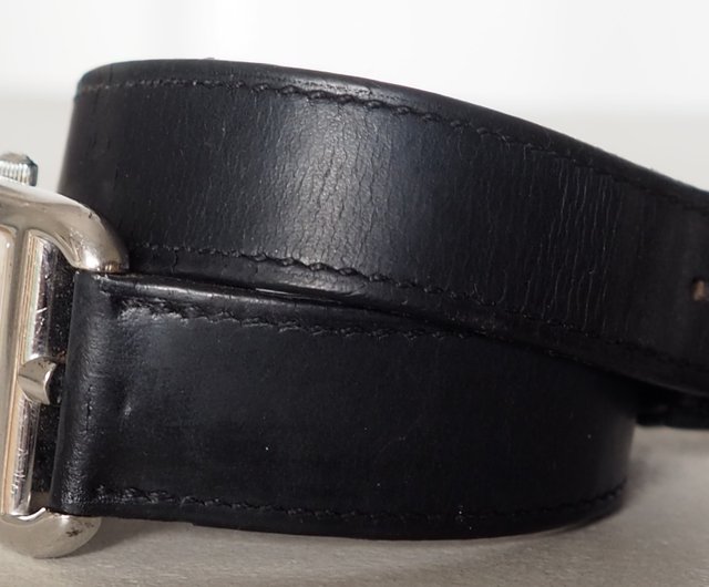 美品 エルメス ケープコッド ドゥブルトゥール 黒 マルジェラ