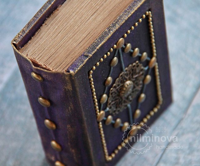 Dark purple spellbook Book of shadows Witch spell book A7 Occult book Mini  magic - Shop nilminova Notebooks & Journals - Pinkoi