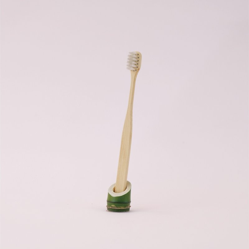 Vitality Bamboo Toothbrush Series-Vitality Nylon Bamboo Toothbrush (two sets) - อื่นๆ - ไม้ไผ่ สีทอง