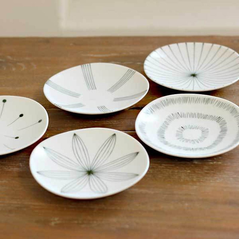 日本のミノ焼きミニ小皿 - 小皿 - 磁器 