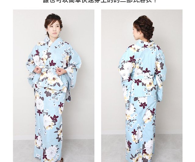 日本和服女性兩件式浴衣腰封套組F size x14h-19 - 設計館fuukakimono 其他- Pinkoi