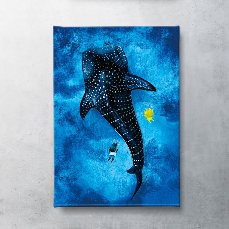 【Whale shark】replica painting - โปสเตอร์ - วัสดุกันนำ้ 