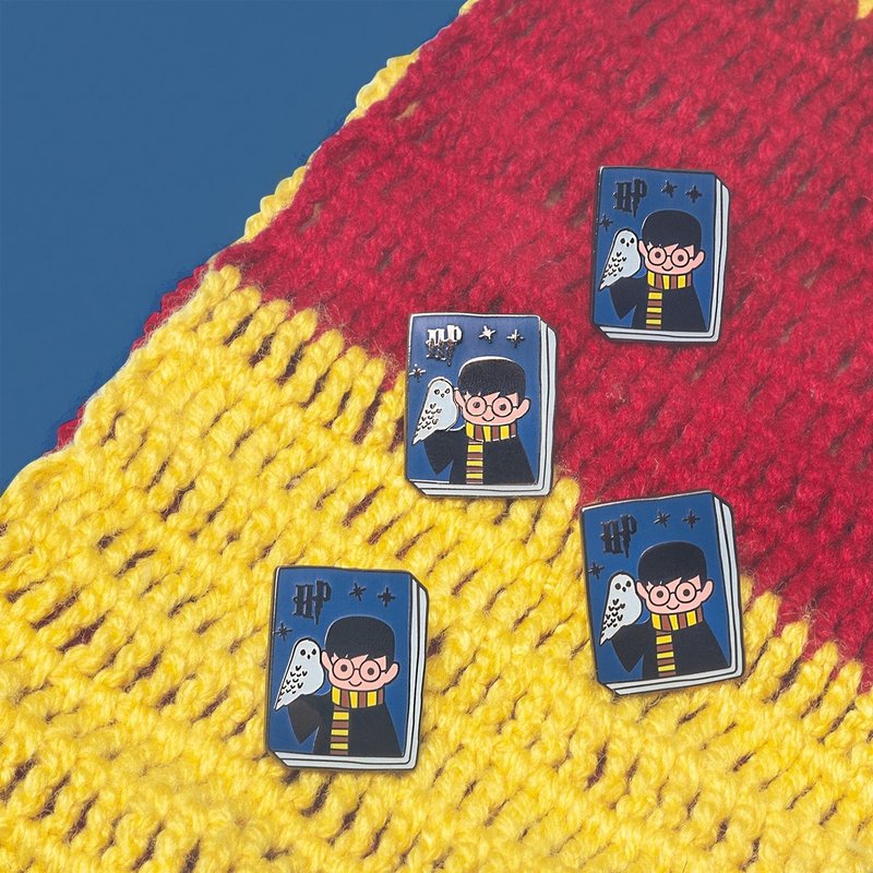 Harry Potter Enamel Pin - 徽章/別針 - 其他材質 藍色
