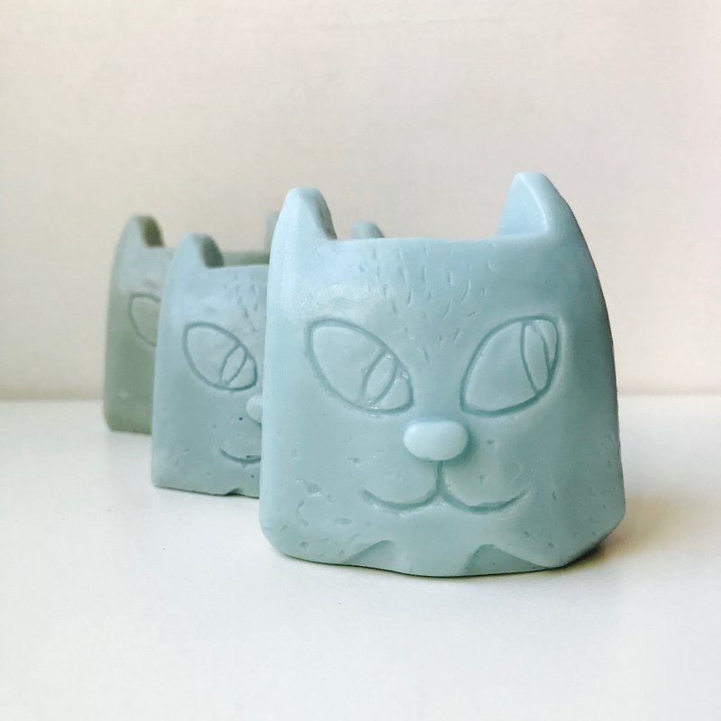 Three-dimensional cat star handmade soap group 2 into - ผลิตภัณฑ์ล้างมือ - วัสดุอื่นๆ สีแดง