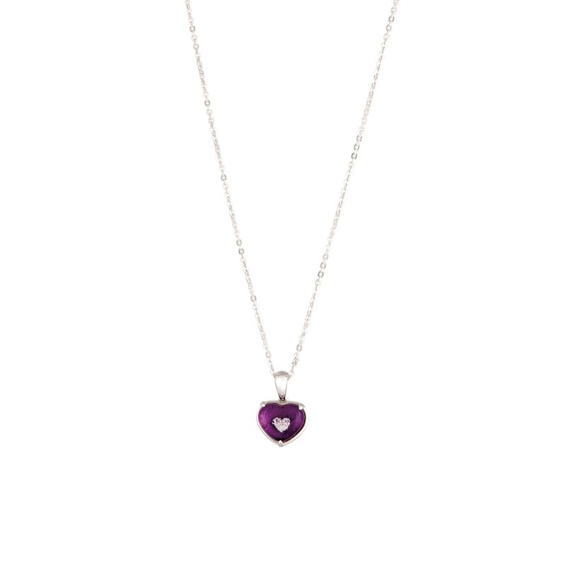 Ashes and Hair Glaze Memorial 14K Love Pendant Necklace - สร้อยคอ - เครื่องประดับ สีทอง