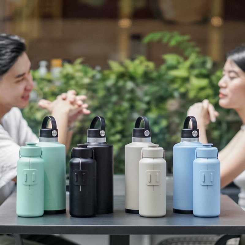 [Detachable Magic Bottle] The world's first detachable bottle | Singapore SWANZ Magic Bottle - Vacuum Flasks - Pottery White