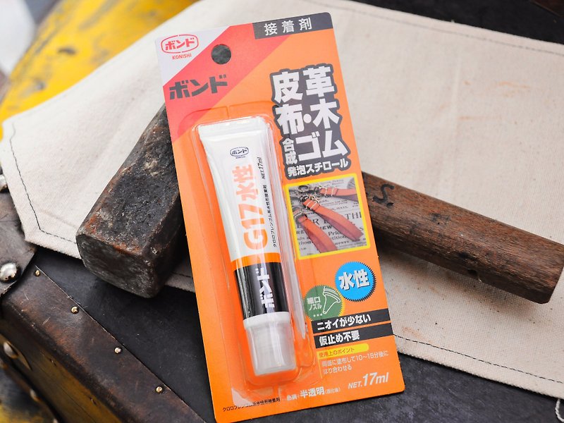 KONISHI日本製G17超強水性萬能皮革膠 手工皮革 皮革工具 DIY工具 皮革DIY 萬能膠 - 皮件/皮革 - 真皮 白色