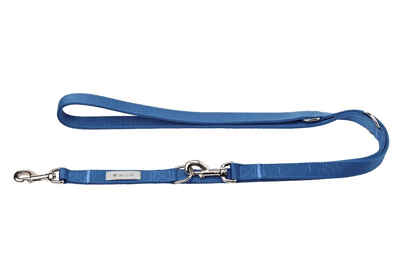 [Tail and Me] Multifunctional Reinforced Pulling Cord Blue - ปลอกคอ - ไนลอน สีน้ำเงิน