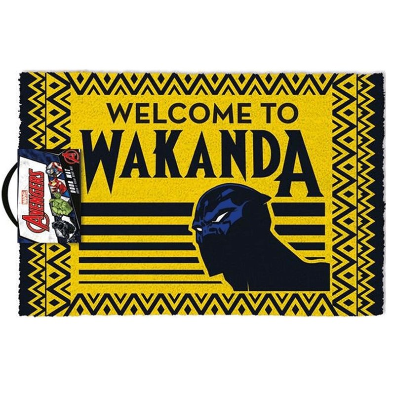 【漫威】黑豹 Black Panther - Welcome To Wakanda 門墊/地墊 - 地墊/地毯 - 其他材質 