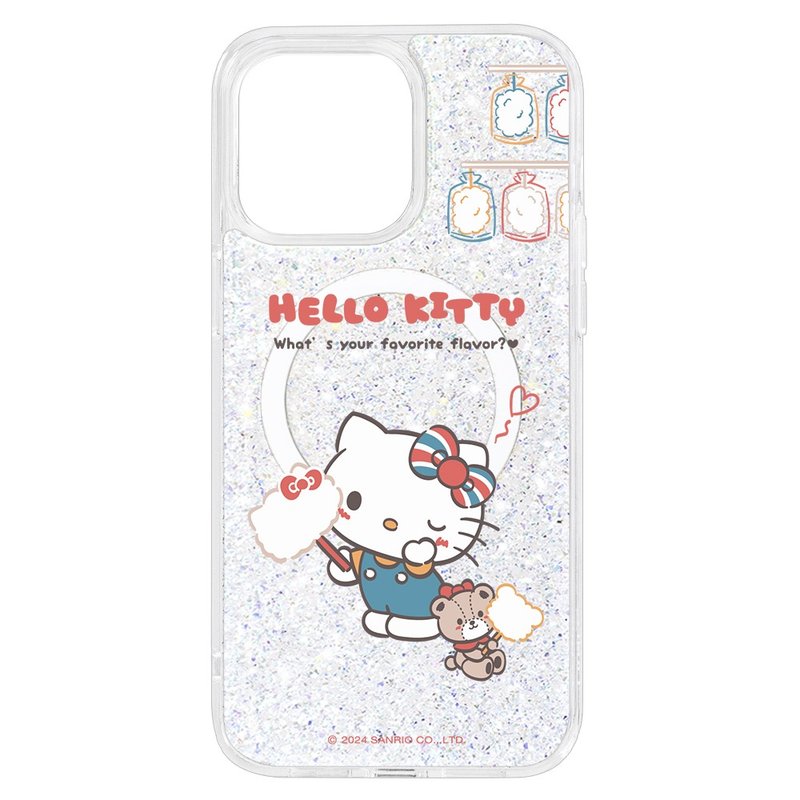 HelloKitty 蓬蓬棉花糖 閃耀的妳 iPhone 15 14 13 12 Pro Max - 手機殼/手機套 - 其他材質 多色
